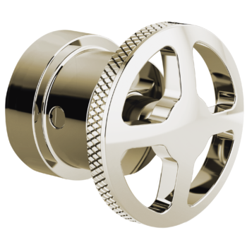 Brizo Litze®: Sensori® Thermostatic Valve Trim Wheel Handle Kit In Polished Nickel