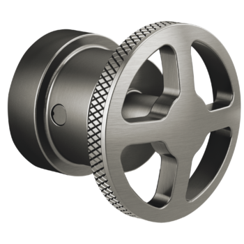 Brizo Litze®: Sensori® Thermostatic Valve Trim Wheel Handle Kit In Luxe Steel