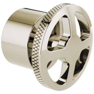 Brizo Litze®: Single-Handle Floor Mount Tub Filler Wheel Handle Kit In Polished Nickel