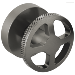 Brizo Litze®: Two-Handle Wall Mount Tub Filler Wheel Handle Kit In Luxe Steel