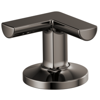 Brizo Kintsu®: Widespread Lavatory Cross Handle Kit In Brilliance Black Onyx