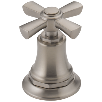 Brizo Rook®: Widespread Lavatory and Bidet Cross Handle Kit In Luxe Nickel