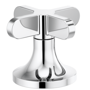 Brizo Odin®: Widespread Lavatory Low Cross Handles In Chrome