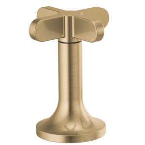 Brizo Odin®: Widespread Lavatory High Cross Handles In Luxe Gold