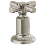 Brizo Invari®: Widespread Lavatory Cross Handle Kit In Luxe Nickel