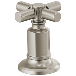 Brizo Invari®: Widespread Lavatory Cross Handle Kit In Luxe Nickel