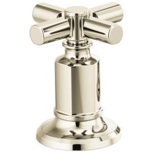 Brizo Invari®: Widespread Lavatory Cross Handle Kit In Polished Nickel