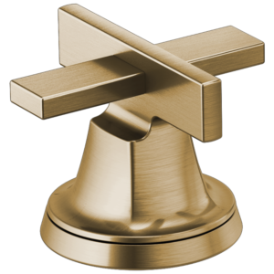 Brizo Levoir™: Widespread Lavatory Low Cross Handle Kit In Luxe Gold