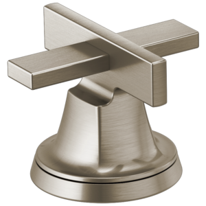 Brizo Levoir™: Widespread Lavatory Low Cross Handle Kit In Luxe Nickel