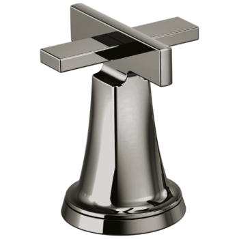 Brizo Levoir™: Widespread Lavatory High Cross Handle Kit In Brilliance Black Onyx
