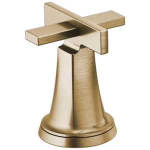 Brizo Levoir™: Widespread Lavatory High Cross Handle Kit In Luxe Gold