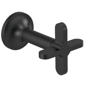 Brizo Jason Wu for Brizo™: Wall Mount Lavatory Cross Handles In Matte Black