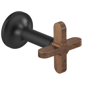 Brizo Jason Wu for Brizo™: Wall Mount Lavatory Cross Handles In Matte Black