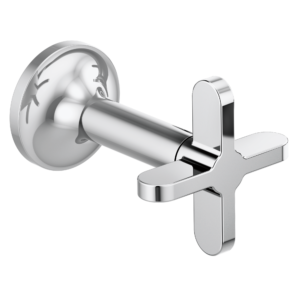 Brizo Odin®: Wall Mount Lavatory Cross Handles In Chrome