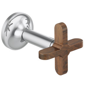 Brizo Odin®: Wall Mount Lavatory Cross Handles In Chrome