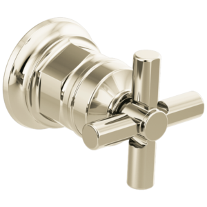 Brizo Invari®: Wall Mount Lavatory Cross Handle Kit In Polished Nickel