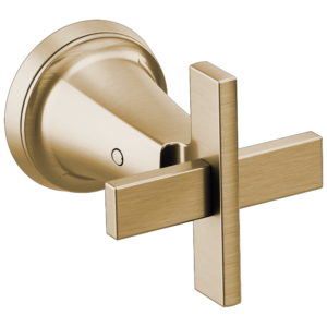 Brizo Levoir™: Wall Mount Lavatory Cross Handle Kit In Luxe Gold