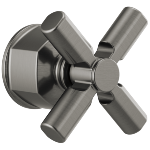 Brizo Invari®: Pressure Balance Valve Trim Cross Handle Kit In Luxe Steel