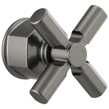 Brizo Invari®: Pressure Balance Valve Trim Cross Handle Kit In Luxe Steel