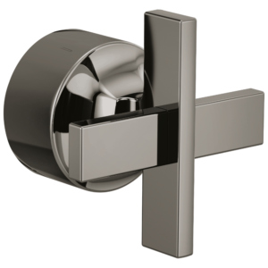 Brizo Levoir™: Pressure Balance Valve Trim Cross Handle Kit In Brilliance Black Onyx