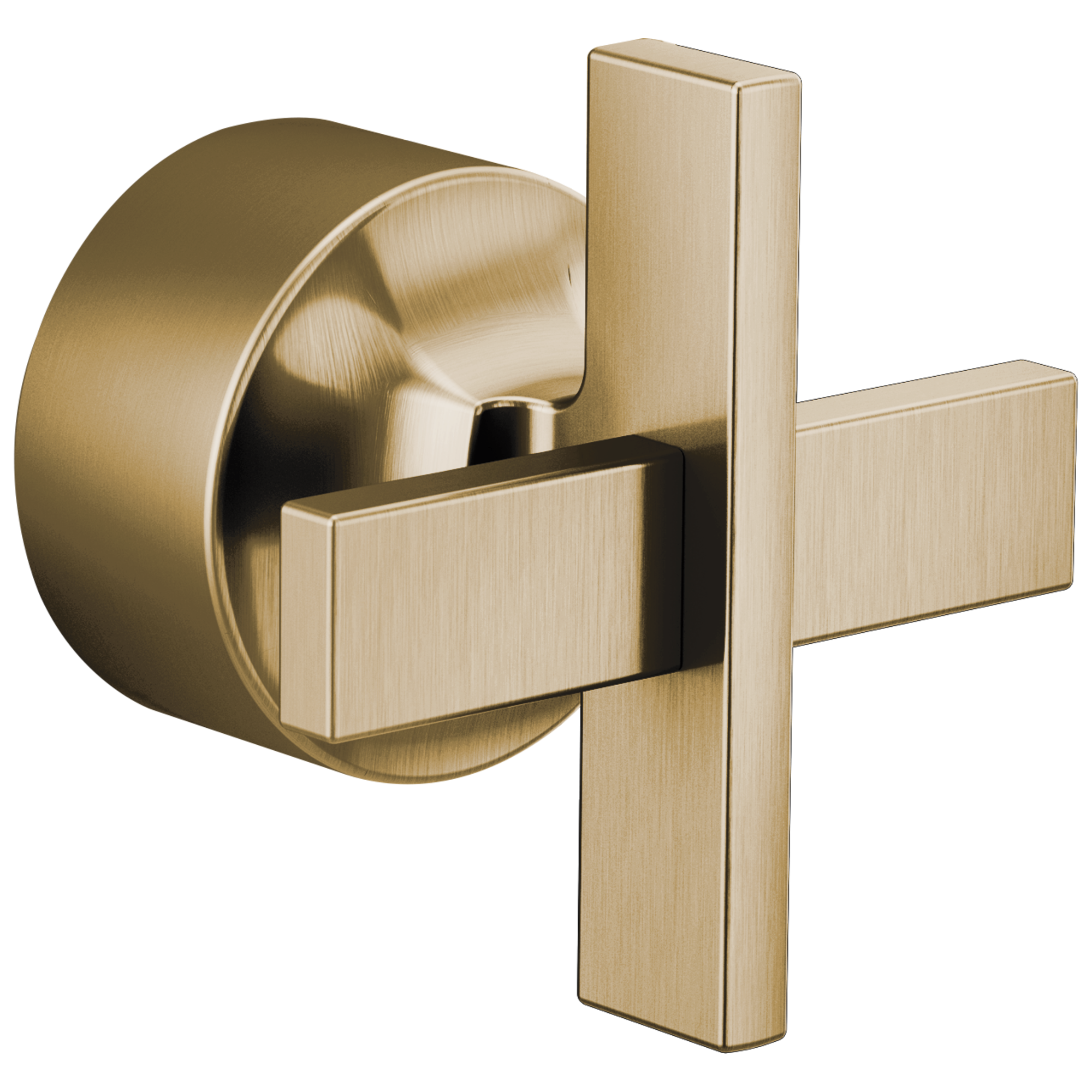 Brizo Levoir™: Pressure Balance Valve Trim Cross Handle Kit In Luxe Gold