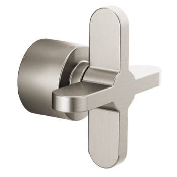 Brizo Odin®: Sensori® Thermostatic Valve Trim Cross Handle Kit In Brushed Nickel