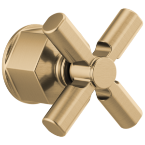 Brizo Invari®: Sensori® Thermostatic Valve Trim Cross Handle Kit In Luxe Gold