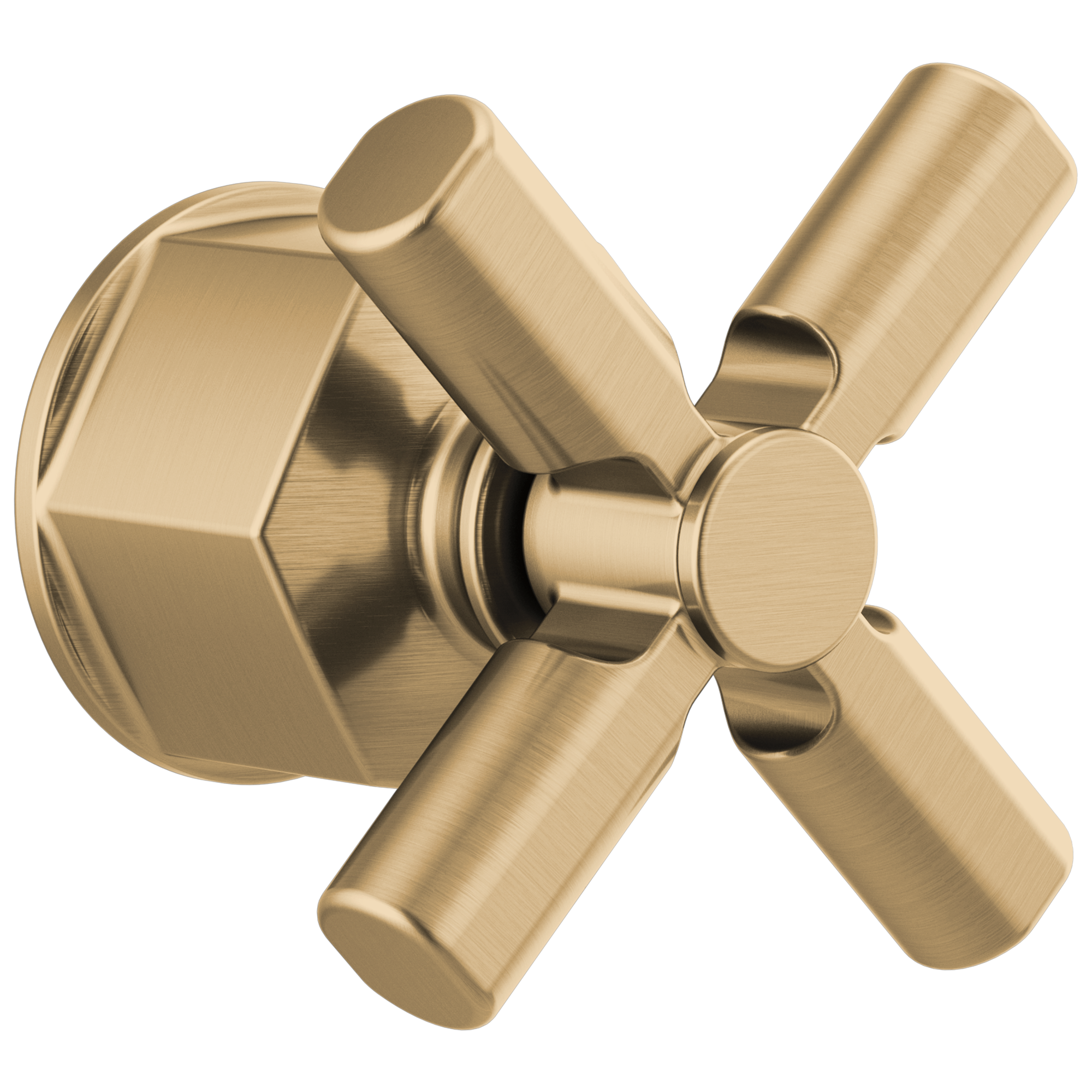 Brizo Invari®: Sensori® Thermostatic Valve Trim Cross Handle Kit In Luxe Gold