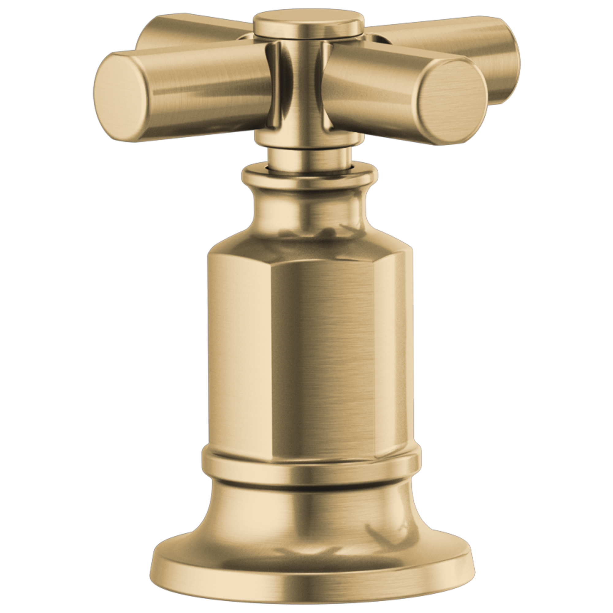Brizo Invari®: Roman Tub Faucet Cross Handle Kit In Luxe Gold
