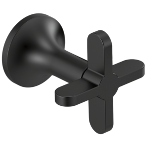 Brizo Jason Wu for Brizo™: Wall Mount Tub Filler Cross Handles In Matte Black