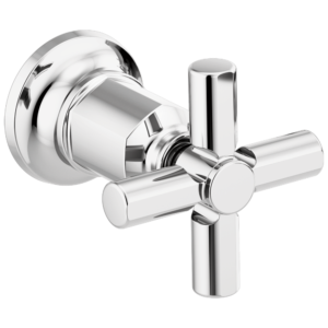 Brizo Invari®: Two-Handle Wall Mount Tub Filler Cross Handle Kit In Chrome