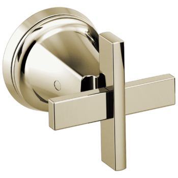 Brizo Levoir™: Two-Handle Wall Mount Tub Filler Cross Handle Kit In Polished Nickel