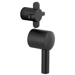 Brizo Jason Wu for Brizo™: Pressure Balance Integrated Trim Cross Handles In Matte Black