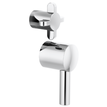 Brizo Odin®: Pressure Balance Integrated Trim Cross Handles In Chrome
