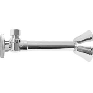 Mountain Plumbing Brass Oval Handle with 1/4 Turn Ball Valve – Lead Free – Angle Sweat In PVD Satin Gold