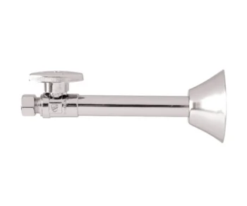 Mountain Plumbing Brass Oval Handle with 1/4 Turn Ball Valve - Lead Free - Straight Sweat In PVD French Gold