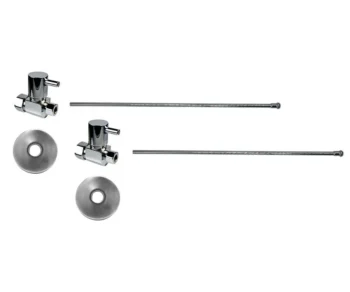 Mountain Plumbing Lavatory Supply Kit - Contemporary Lever Handle with 1/4 Turn Ceramic Disc Cartridge Valve (MT5120L-NL) - Straight, No Trap In Oil Rubbed Bronze
