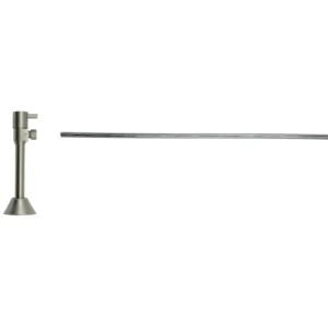 Mountain Plumbing Toilet Supply Kit – Contemporary Lever Handle with 1/4 Turn Ceramic Disc Cartridge Valve (MT516L-NL) – Angle Sweat, Flat Head Riser In Antique Copper