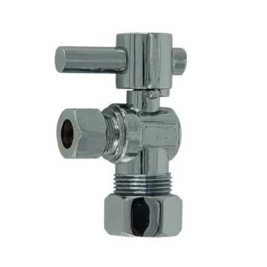 Mountain Plumbing Mini Lever Handle with 1/4 Turn Ball Valve – Lead Free – Angle (1/2″ Compression) In Oil Rubbed Bronze