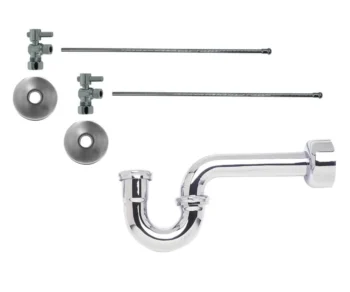 Mountain Plumbing Lavatory Supply Kit - Mini Lever Handle with 1/4 Turn Ball Valve (MT521-NL) - Angle, P-Trap 1-1/4" In Oil Rubbed Bronze