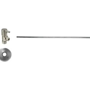 Mountain Plumbing Toilet Supply Kit – Contemporary Lever Handle with 1/4 Turn Ceramic Disc Cartridge Valve (MT5003L-NL) – Angle, Flat Head Riser In Oil Rubbed Bronze