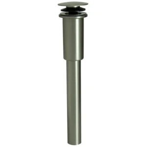 Mountain Plumbing Dome Style Round Lavatory Drain – without Overflow & EZ-CLICK™ Soft Touch Dome In Oil Rubbed Bronze