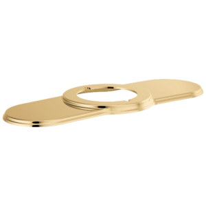 Brizo Invari®: Lavatory Escutcheon In Polished Gold