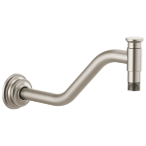 Brizo Invari®: 11″ Angled Shower Arm And Flange In Luxe Nickel