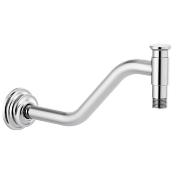 Brizo Invari®: 11" Angled Shower Arm And Flange In Chrome
