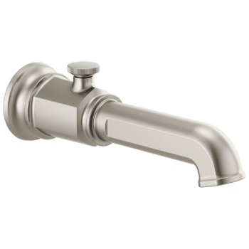 Brizo Invari®: Diverter Tub Spout In Luxe Nickel