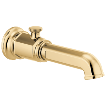 Brizo Invari®: Diverter Tub Spout In Polished Gold