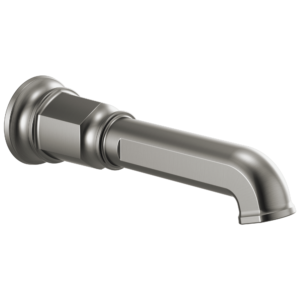 Brizo Invari®: Non-Diverter Tub Spout In Luxe Steel