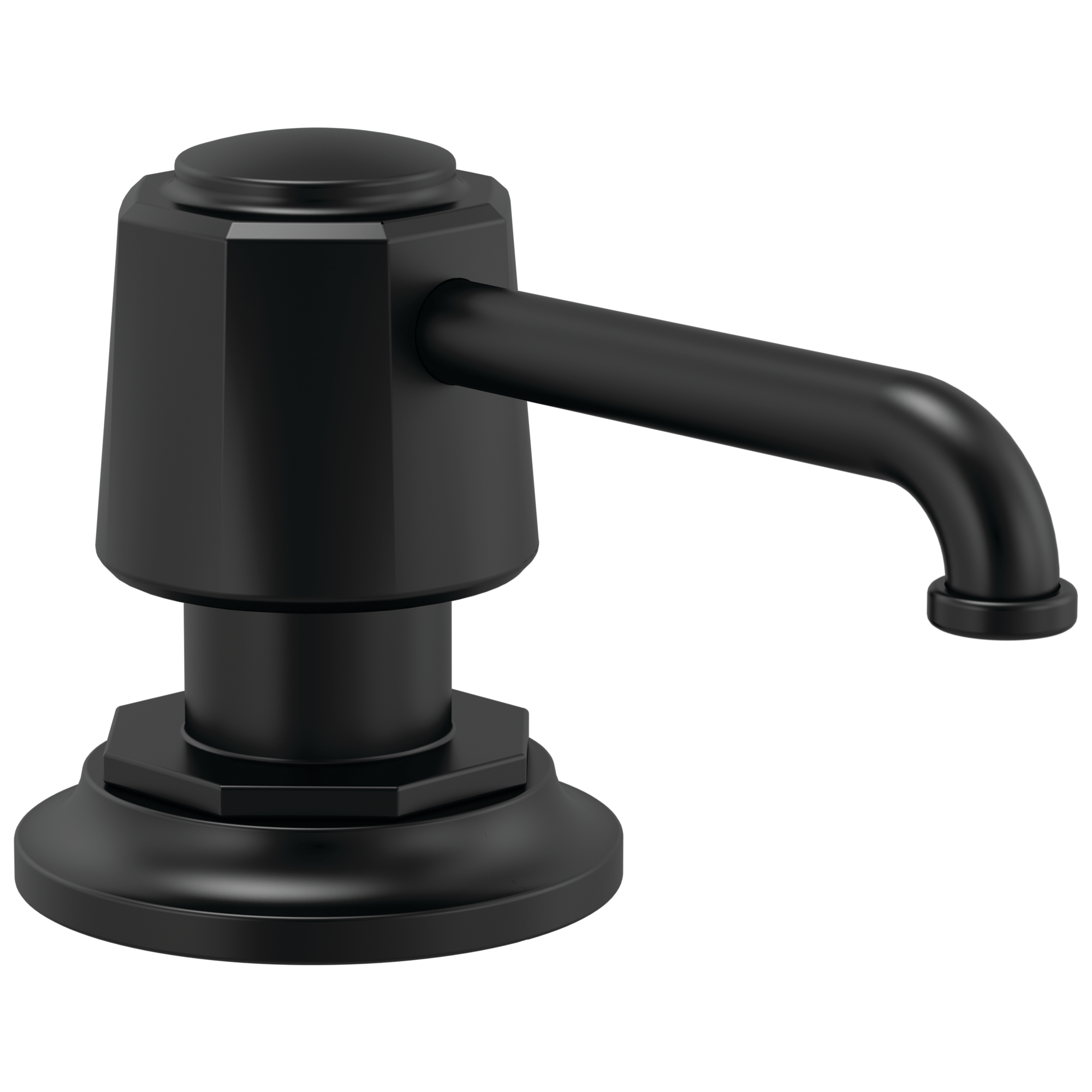 Brizo Rook®: Soap/Lotion Dispenser In Matte Black