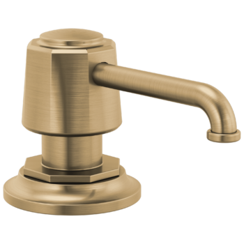 Brizo Rook®: Soap/Lotion Dispenser In Luxe Gold